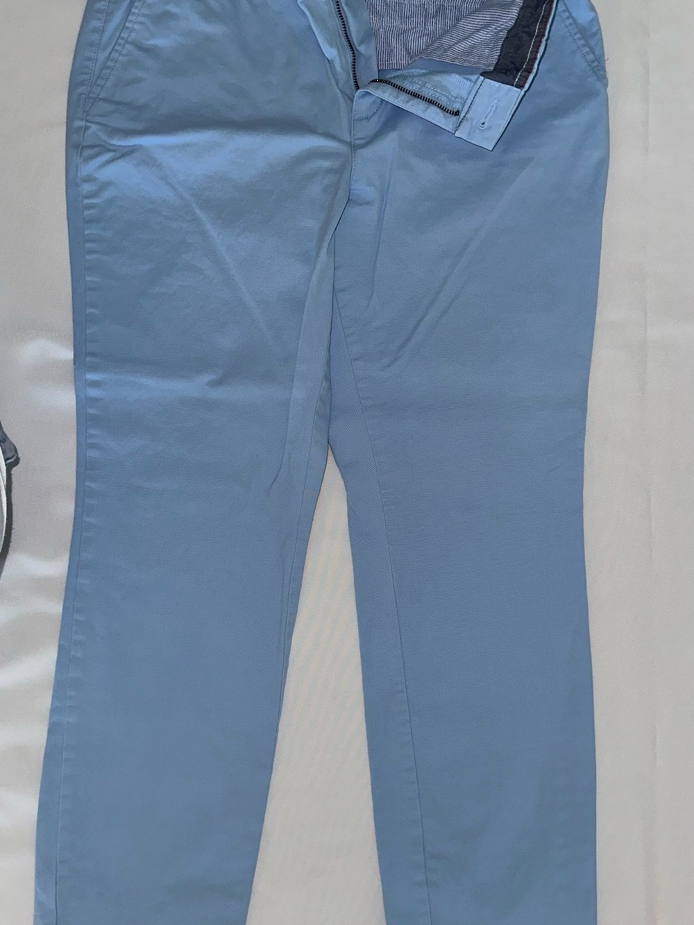 Tommy Hilfiger Light Blue Straight Leg Pants